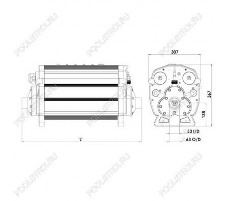 Электронагреватель Elecro Titan Optima Plus СP-120 Titan 120 кВт (380В)